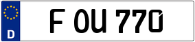 Truck License Plate